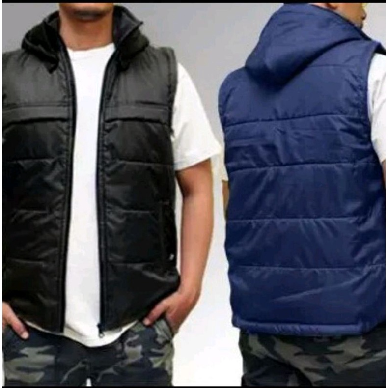 Rompi parasut casual / Rompi parasut vest pria /  Jaket Rompi pria / jaket rompi parasut / jaket rompi keren / jaket rompi motor