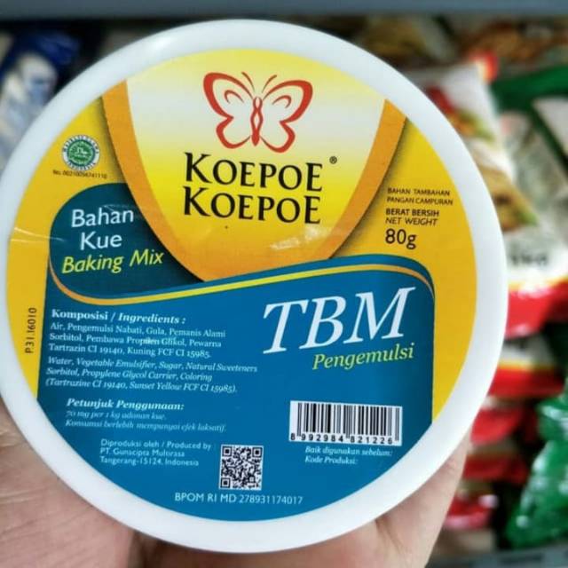 

Pengemulsi/emulsifier TBM 80gr