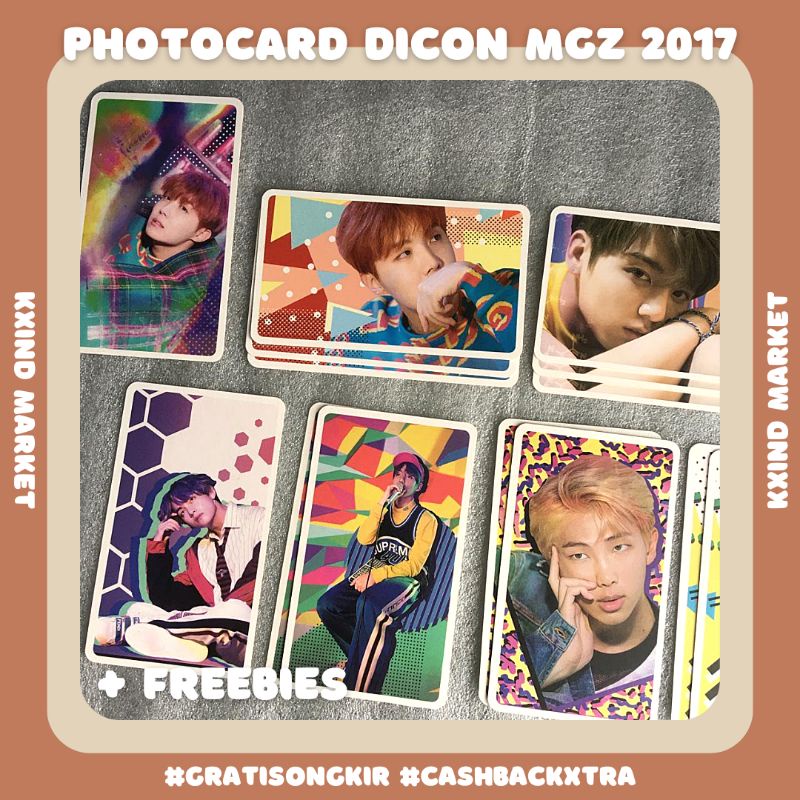 Photocard Dicon Magazine BTS 2017 / BTS dicon / PC BTS / album bts
