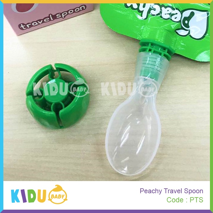 Peachy Travel Spoon Sendok Makan Peachy Kidu Baby