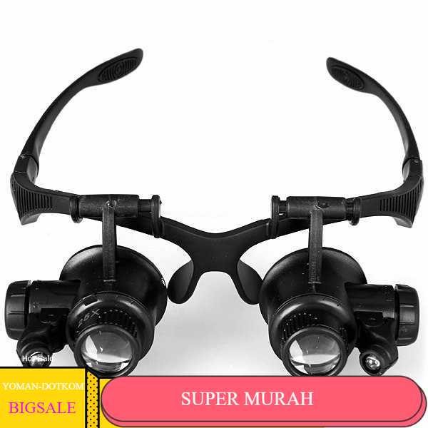 

Kacamata Pembesar 25x Magnifier dengan 2 LED - 9892GJ