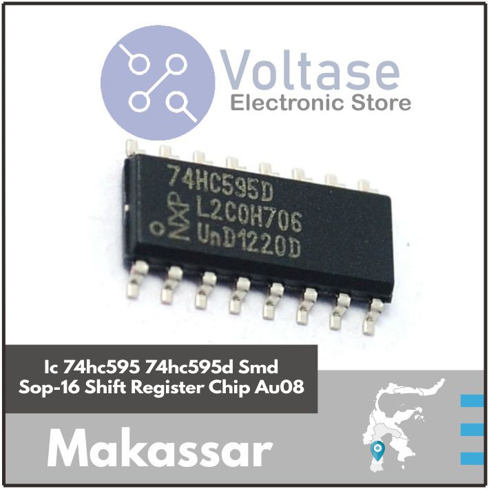Ic 74hc595 74hc595d Smd Sop-16 Shift Register Chip AU08