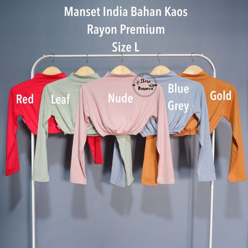 Manset India Size L Bahan Rayon Premium