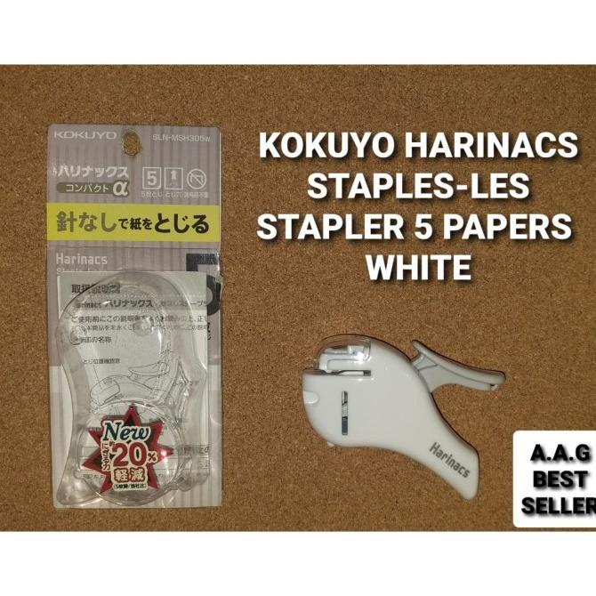 

KOKUYO HARINACS STEPLES-LES SPEPLER 5 PAPERS WHITE