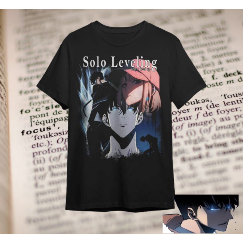 Solo Leveling Manga K-Manhwa T-shirt/Kaos Anime Manga Solo Leveling Unisex