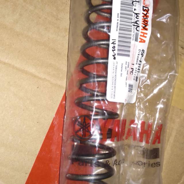 SPRING FRONT FORK PER SOK SOCK SHOCK DEPAN BYSON PER PCS ASLI YAMAHA