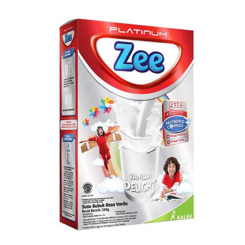 Susu Zee Platinum (2 Varian Rasa), Susu Pertumbuhan dan Otak Untuk Anak Usia 3-12 Tahun