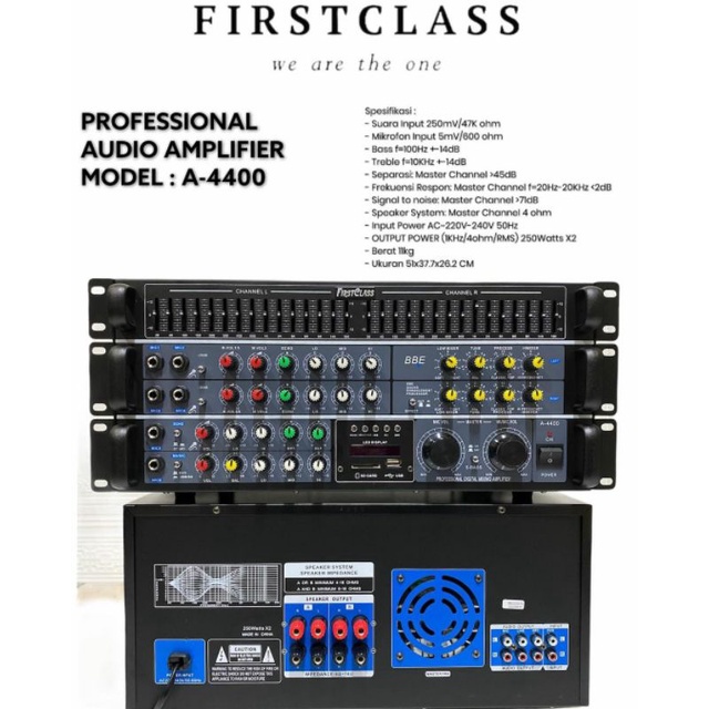 Ampli bluetooth Firstclass Fc a4400 fca4400 Fc a 4400 Original Digital Amplifier mixing Equalizer 50