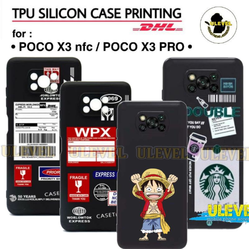 Case Xiaomi Poco X3 Pro Poco X3 nfc Tpu Case Printing DHL Silicon Matte
