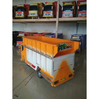 Besar Truk oleng mewah diecast miniatur mobilan kayu 