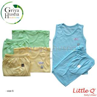 Setelan baju  bayi  Kaos  kutung  celana pendek Little Q 
