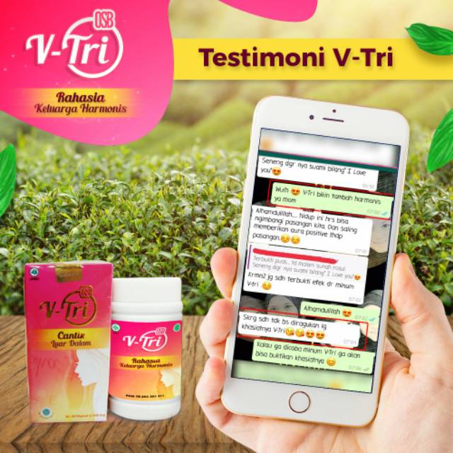 OSB V-Tri Hebal Khusus Wanita 100% ORIGINAL