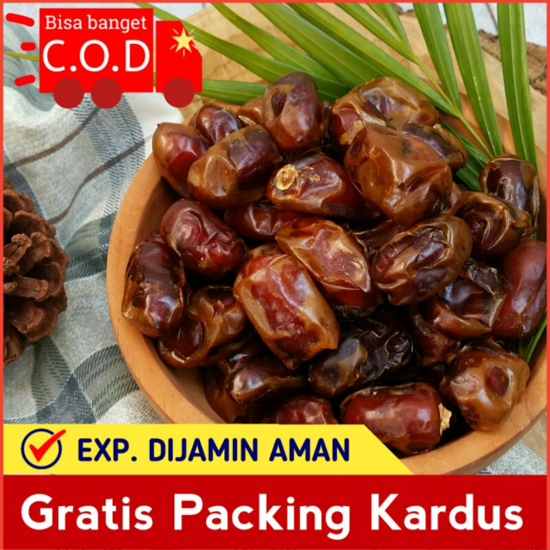 

[CINTAH SNACK] BUAH KURMA ARAB 250 GRAM / KURMA KHALAS / KORMA MANIS / KURMA LEGIT