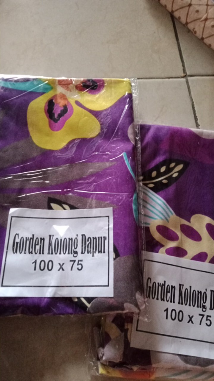 Gorden Kolong Murah-korden Dapur Kompor Motif Istimewa Terbaru