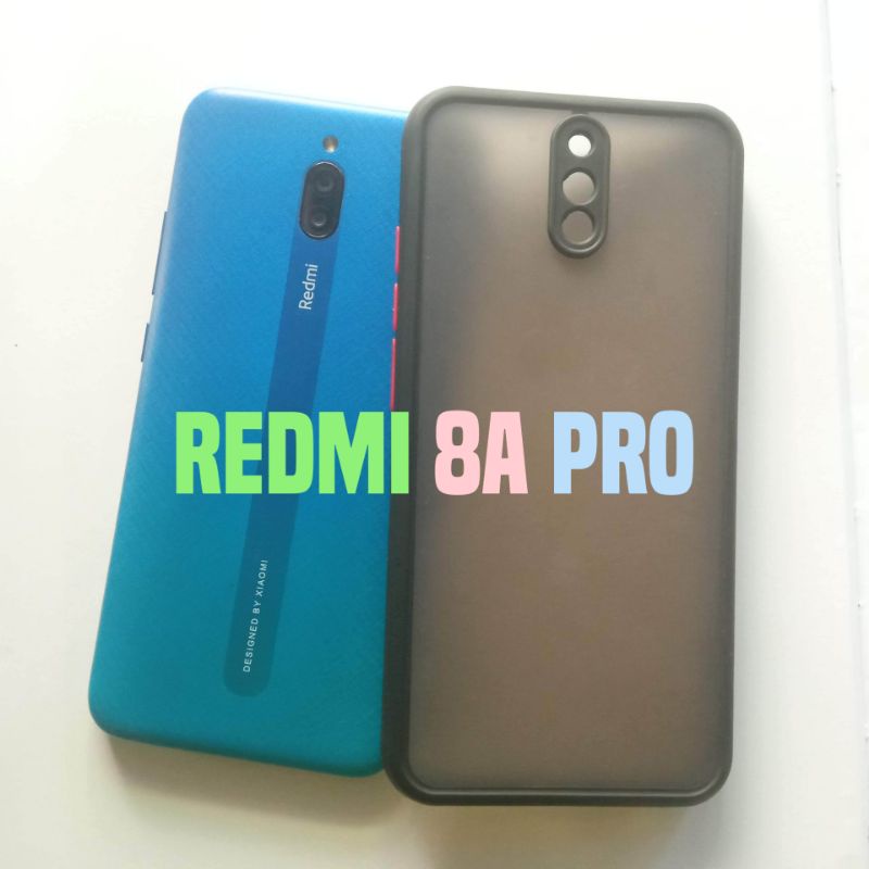 Xiaomi Redmi 8A Pro Case Dove+Transparan Softcase Redmi 8A Pro Clear Case Redmi 8A Pro