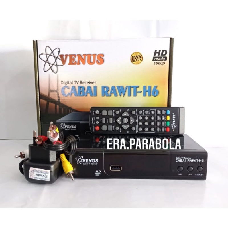Jual set top box SET TOP BOX DVB T2 VENUS CABAI RAWIT H6 bergaransi