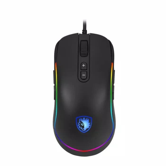 Sades Revolver RGB Mouse Gaming Sensor Optik PMW 3325