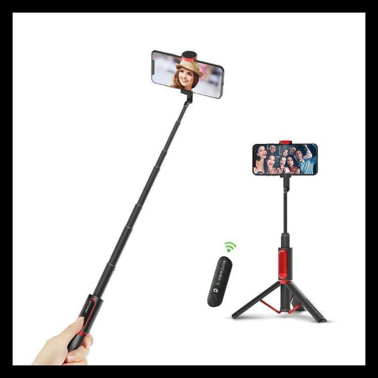 [BISA BAYAR DI TEMPAT] Blitzwolf BW-BS10 Tongsis Tripod Bluetooth Selfie Blitzwolf Bw-bs5 - Hitam