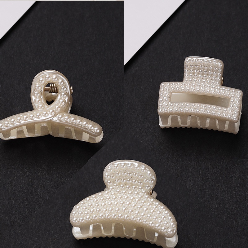 Korea Mini Aksesoris Rambut Fashion Jepit Rambut Mutiara Sri