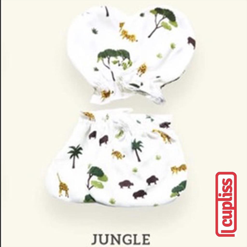 Jungle Little Palmerhaus Mittens Booties Sarung Tangan Kaki Bayi