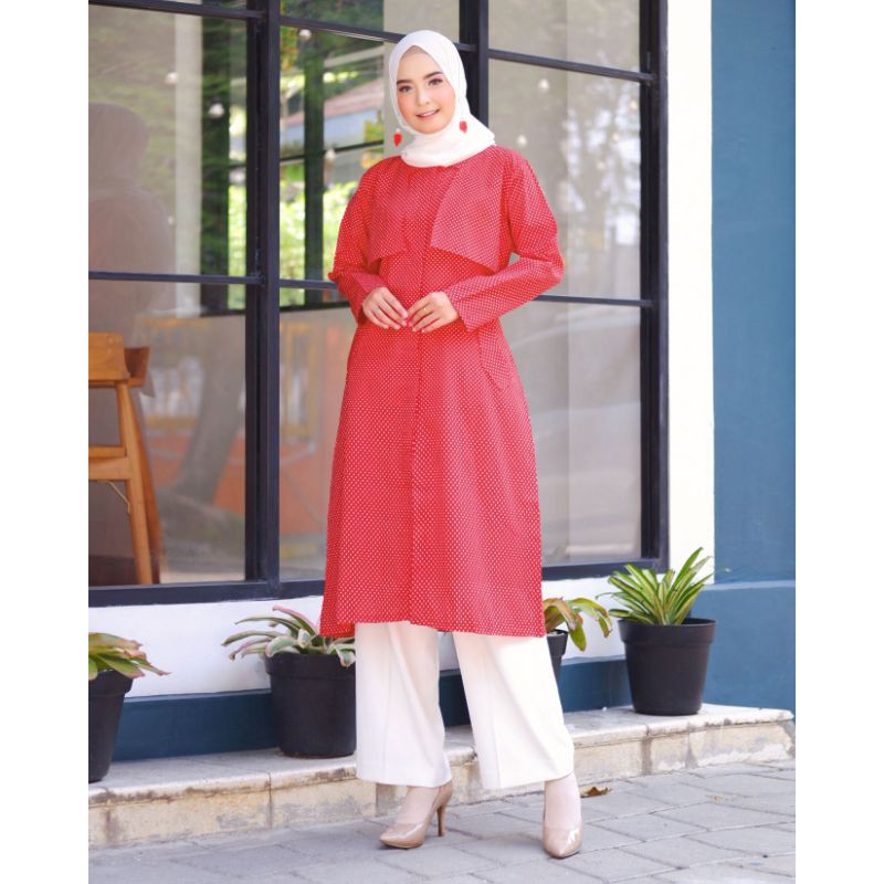 Miranda Tunik / ATASAN, TUNIK, Blouse wanita, atasan wanita, BLOUSE, Fashion muslim, baju wanita