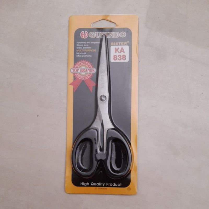 

gunting tanggung / scissors / gunting / gunting gunindo 838