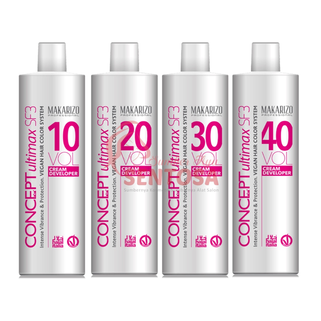 MAKARIZO CONCEPT ULTIMAX SF3 CREAM DEVELOPER 1000ML
