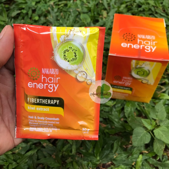 Makarizo Fibertherapy Creambath 12 Sachet 30 ml Creambath Rambut