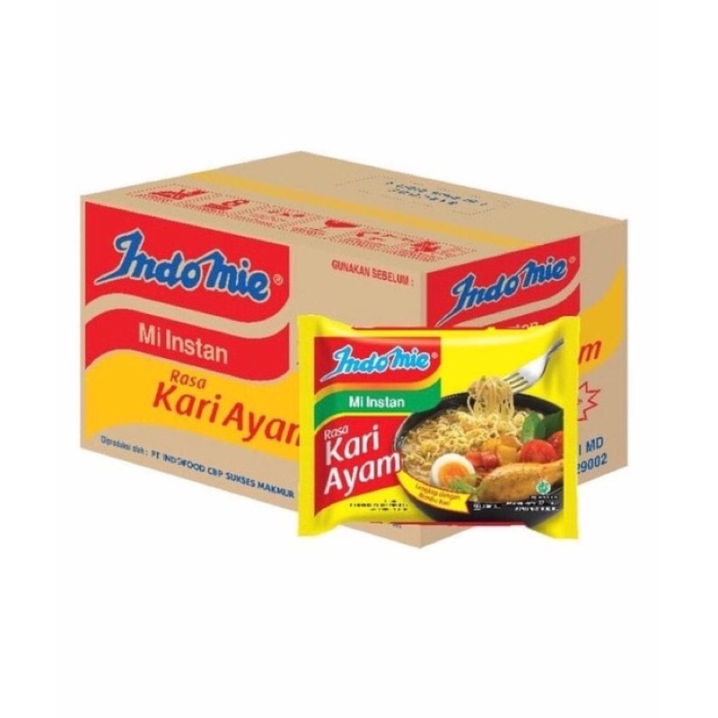 

Indomie Kari Ayam 1 dus isi 40pc