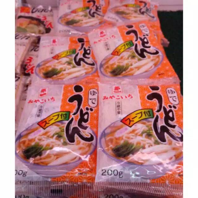 

Miyakoichi Nama Udon with Soup- mie instant udon sup - ramen udon