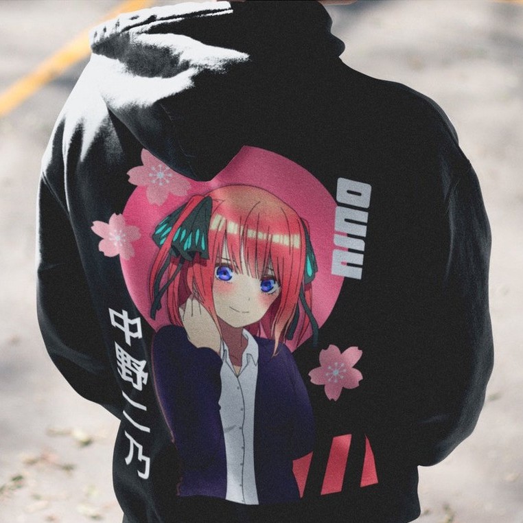 Hoodie Nino Nakano The Quintessential Quintuplets Character Premium Fleece