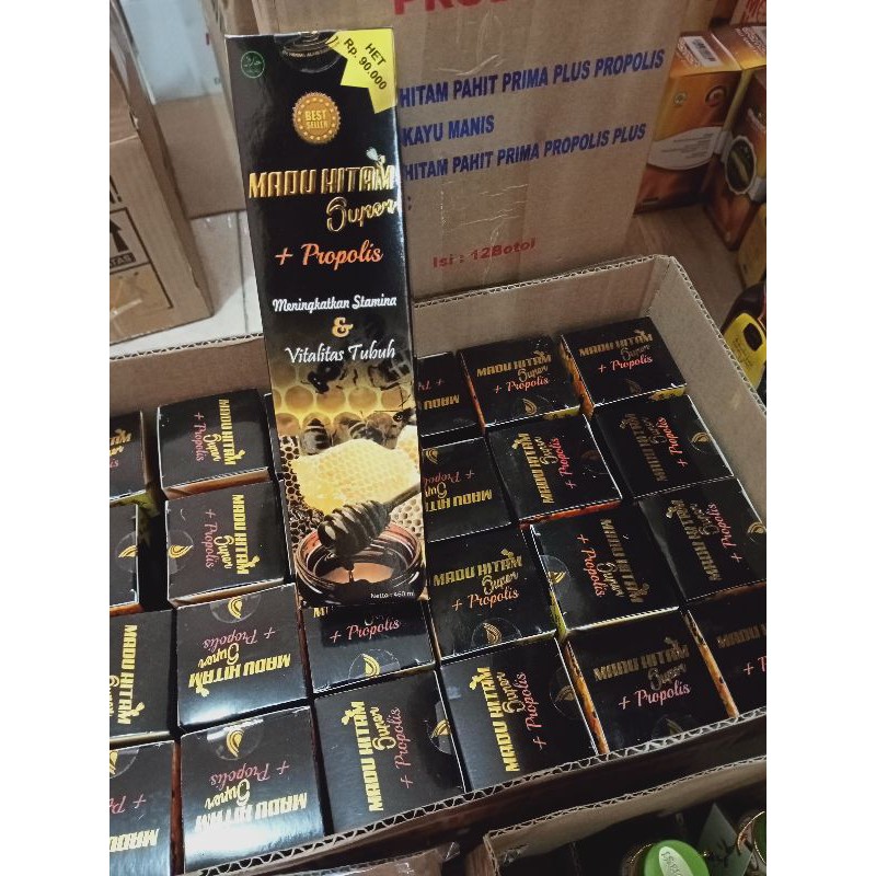 

Madu Hitam Super + propolis