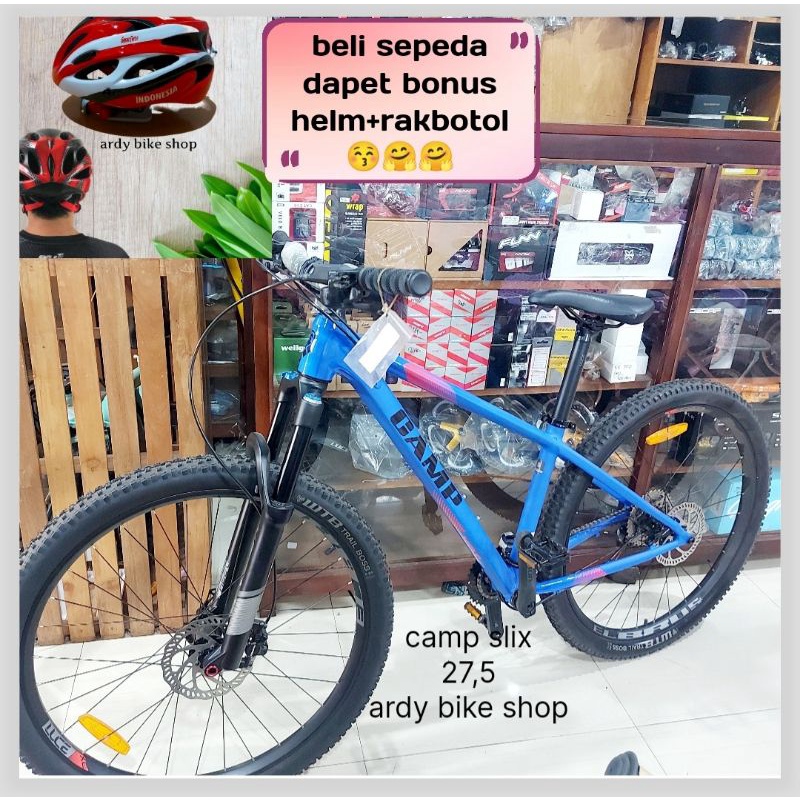 SEPEDA GUNUNG CAMP SLIX Z9 27.5INCH ELEMENT BIKE not united xtrada bonus helm