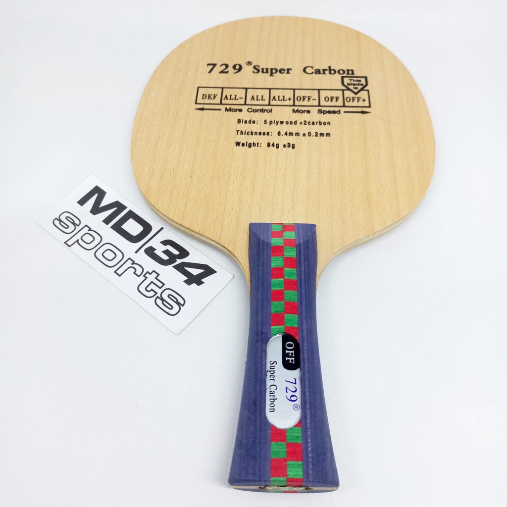 KAYU FRIENDSHIP / 729 DYNASTY SUPER CARBON - Kayu / Blade / Bet Pingpong Murah