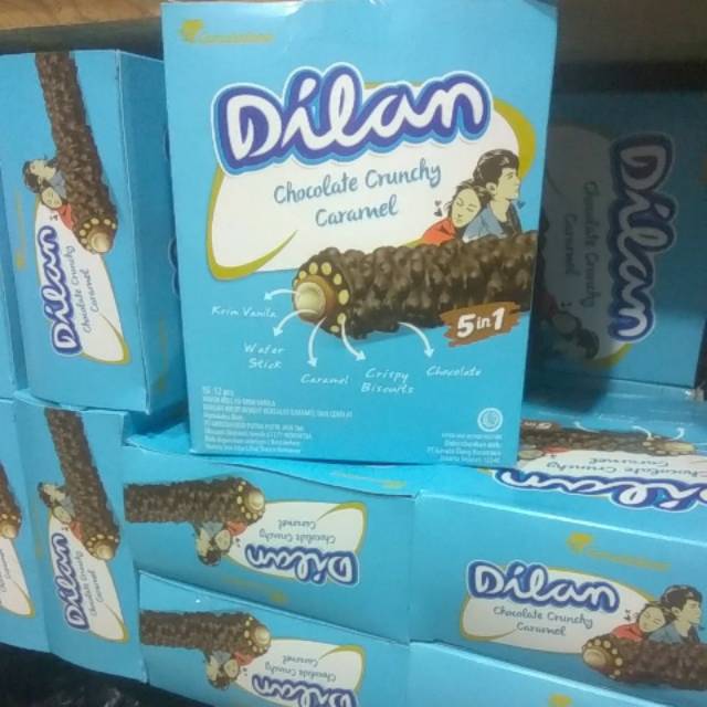 

Dilan Chocolate Caramel Box isi 12