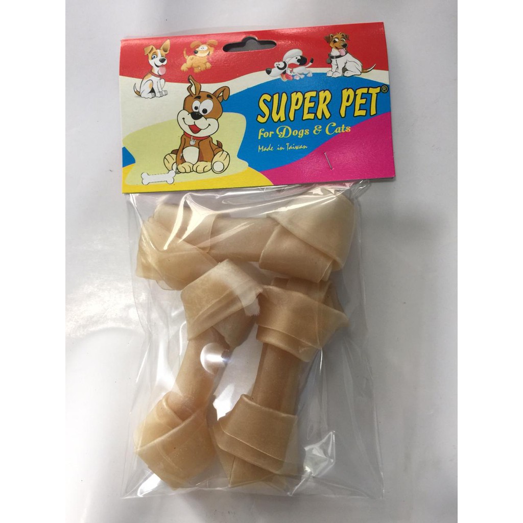 snack tulang anjing - knotted bone 4&quot;