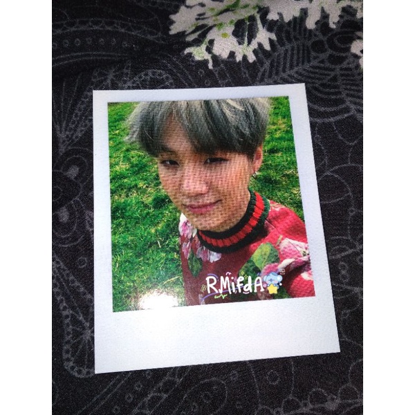 Pola young forever suga yoongi BTS photocard yf polaroid