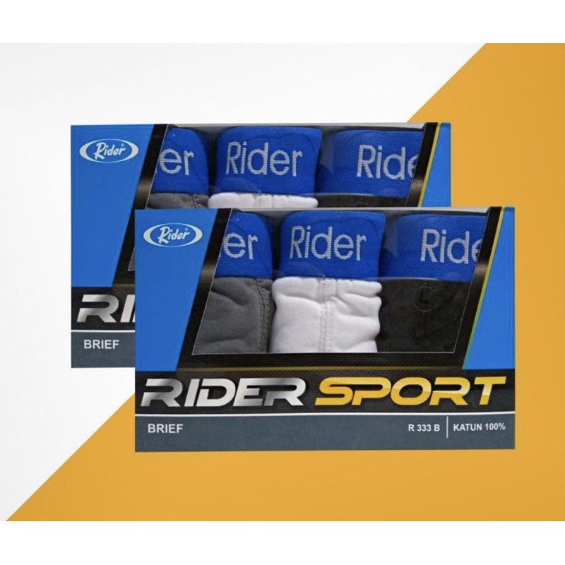 CD Laki Laki  | Celana Dalam Pria RIDER SPORT R333B isi 3pcs