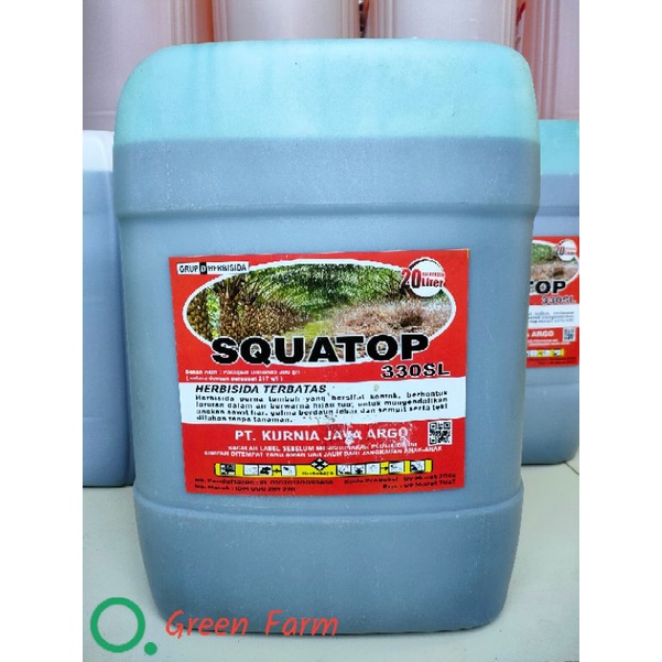 Herbisida Squatop 330 SL 20Liter Paraquat 300sl Obat Rumput SQUATOP