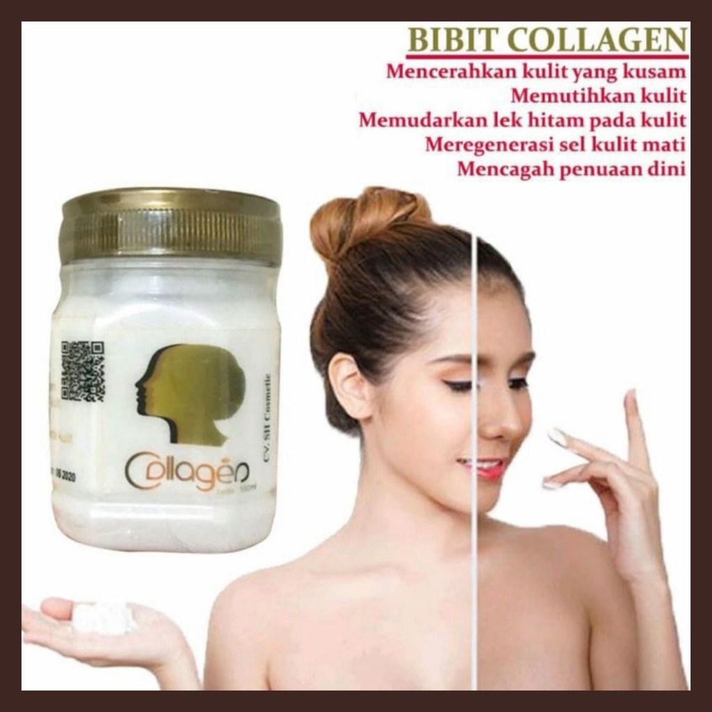 Bibit Collagen [ Original ] Bibit Pemutih Wajah Badan Ampuh - Cream Lotion Pemutih Badan Wajah