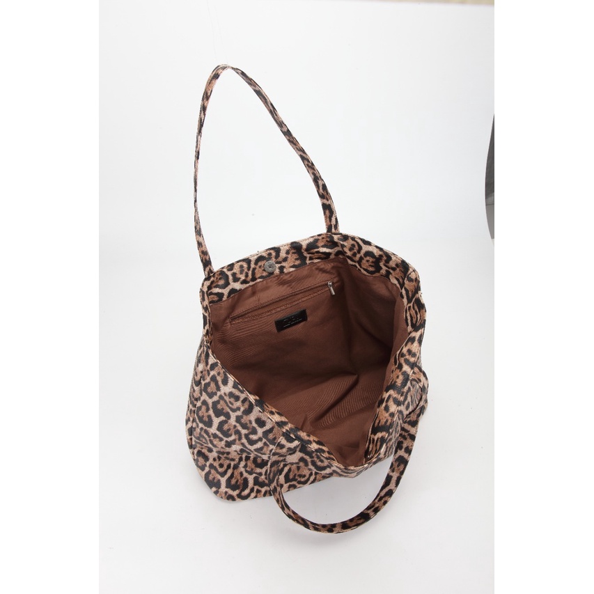 Totebag wanita Leopard Tas Kerja Tas Kuliah wanita muat laptop  - tas Totebag Wanita Simple #039