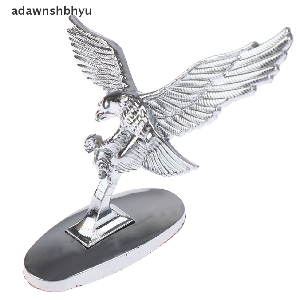 Adawnshbhyu Penutup Depan Mobil Chrome Kap Ornamen Lencana 3D Emblem Angel Eagle Untuk Mobil Otomatis