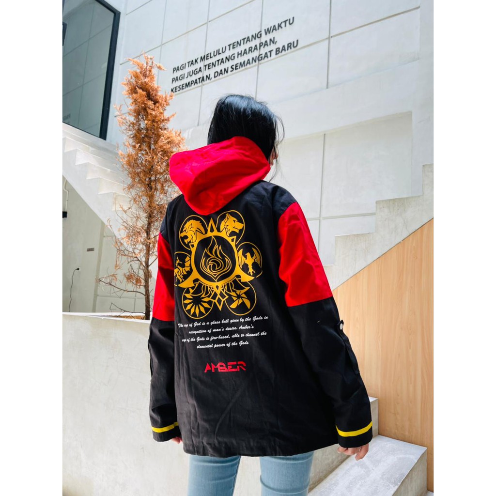 OVERSIZED PARKA AMBER GENSHIN IMPACT CHARACTER GAME