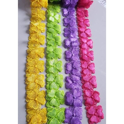 Toko Bekasi Timur Bordir Renda Tasik Roll Trigidia Fanta Dusty Pink Mint Toska Turkish Moka Hitam Hi