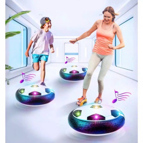 

MAINAN SEPAK BOLA ELEKTRIK INDOOR - HOVERBALL - MAINAN EDUKASI Limited