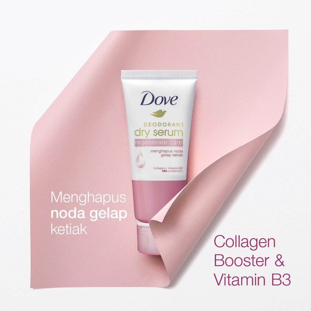 DOVE Deodorant Dry Serum Regenerate Care 50ml - Menghapus Noda Gelap Ketiak