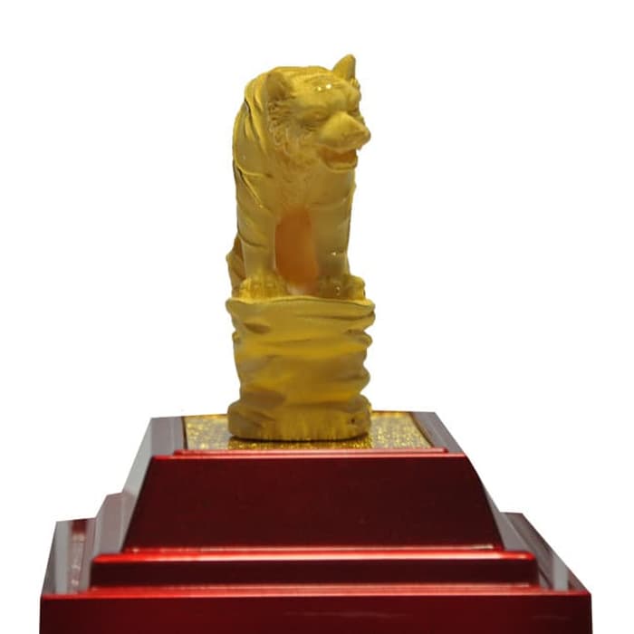 Mars_venus -  Patung Dan Pajangan Harimau Lapis Emas 24K /Patung Lapis Emas