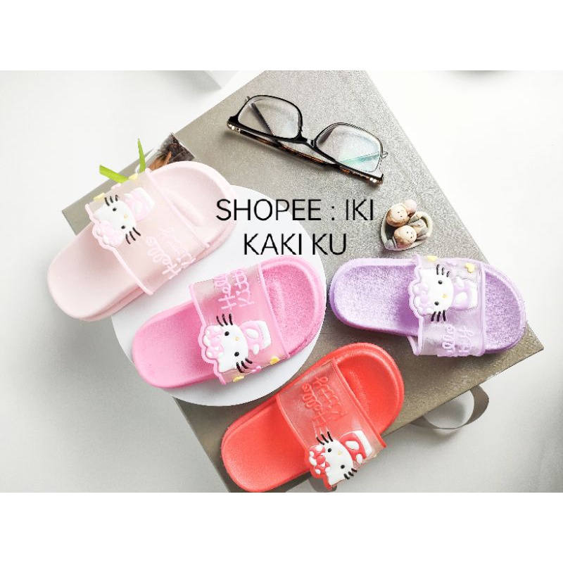 SANDAL SLOP ANAK PEREMPUAN HELLO KITTY FASHION 8839-3