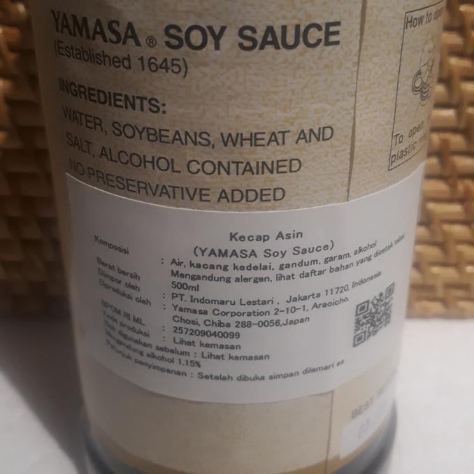 

Sale Yamasa Soy Sauce 500 Ml