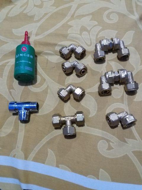 Tee Sambung Air Panas - Sock Knee Tee Nepel Sambungan Air Panas Kuningan Bagus Murah